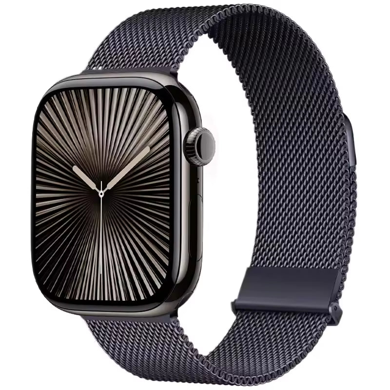 Milanese Magnetic Strap for Apple Watch Ultra2 Band 49mm 46mm 45mm 41mm 44mm 40mm Series 10/9/8/7/6/5/4/SE