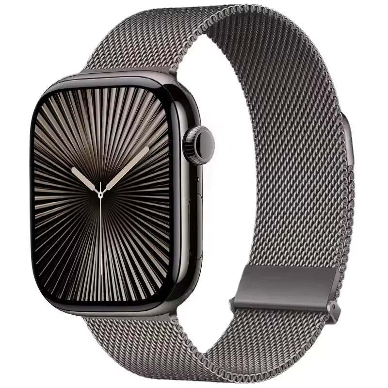 Milanese Magnetic Strap for Apple Watch Ultra2 Band 49mm 46mm 45mm 41mm 44mm 40mm Series 10/9/8/7/6/5/4/SE