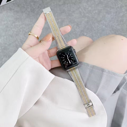 Milanese Stainless Steel Strap for Apple Watch Band iWatch Series 6/5/4/3/Ultra/2/10/9/8/7/SE