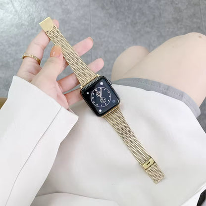 Milanese Stainless Steel Strap for Apple Watch Band iWatch Series 6/5/4/3/Ultra/2/10/9/8/7/SE