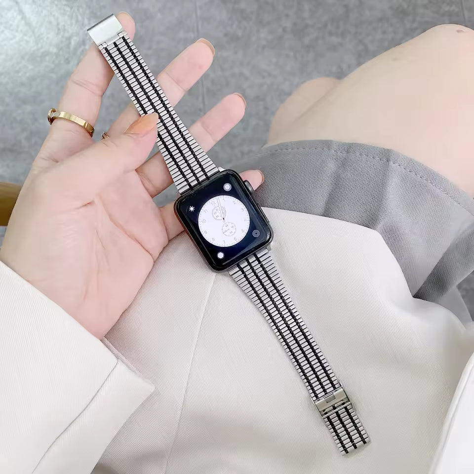 Milanese Stainless Steel Strap for Apple Watch Band iWatch Series 6/5/4/3/Ultra/2/10/9/8/7/SE