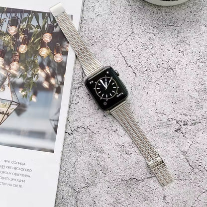 Milanese Stainless Steel Strap for Apple Watch Band iWatch Series 6/5/4/3/Ultra/2/10/9/8/7/SE