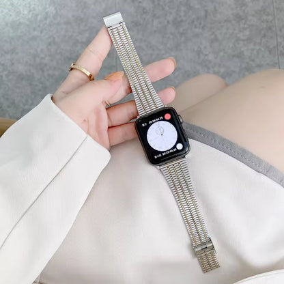 Milanese Stainless Steel Strap for Apple Watch Band iWatch Series 6/5/4/3/Ultra/2/10/9/8/7/SE