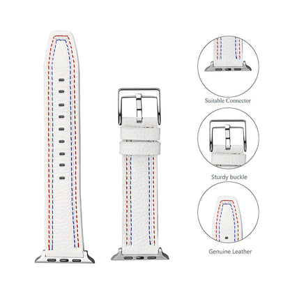 New Leather Strap for Apple Watch Band iWatch Series Ultra/10/9/8/7/6/5/4/SE