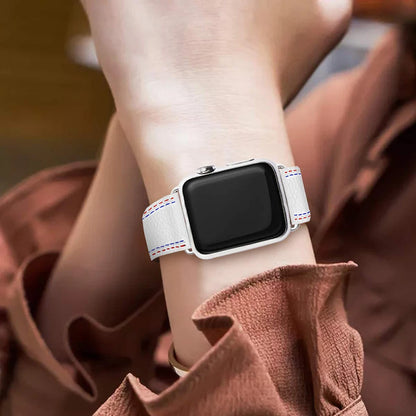 New Leather Strap for Apple Watch Band iWatch Series Ultra/10/9/8/7/6/5/4/SE