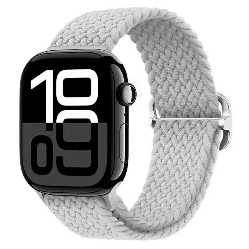 Nylon Braided Loop Elastic Strap for Apple Watch Band iWatch Series Ultra/2/10/9/8/7/6/5/4/SE/3