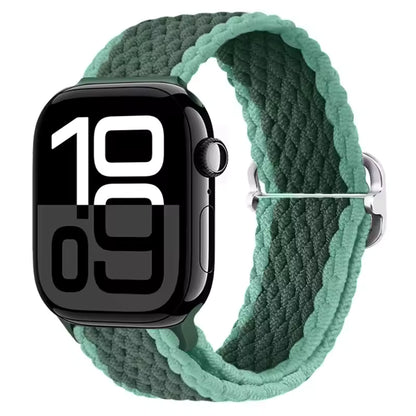 Nylon Braided Loop Elastic Strap for Apple Watch Band iWatch Series Ultra/2/10/9/8/7/6/5/4/SE/3