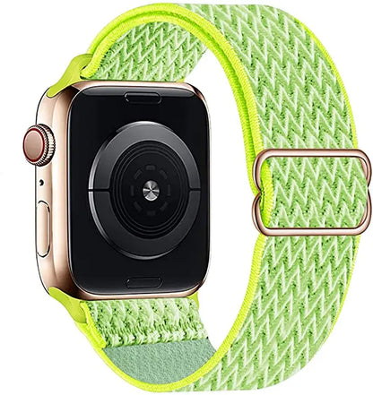 Nylon Elastic Loop Strap for Apple Watch Band iWatch Series Ultra/10/9/8/7/6/5/4/SE