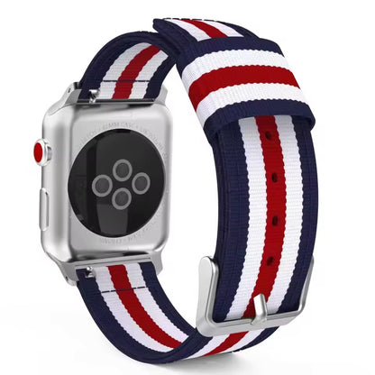 Nylon Sport Strap for Apple Watch Ultra Band 46mm 45mm 49mm 44mm 41mm 40mm 42mm Series 11/10/9/8/7/6/5/4/SE3