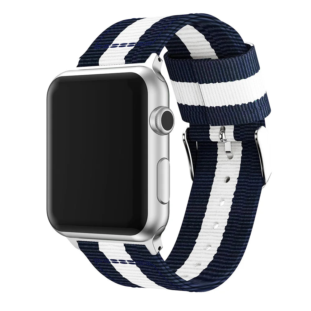 Nylon Sport Strap for Apple Watch Ultra Band 46mm 45mm 49mm 44mm 41mm 40mm 42mm Series 11/10/9/8/7/6/5/4/SE3
