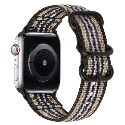 Nylon Sport Strap for Apple Watch Ultra Band 46mm 45mm 49mm 44mm 41mm 40mm 42mm Series 11/10/9/8/7/6/5/4/SE3