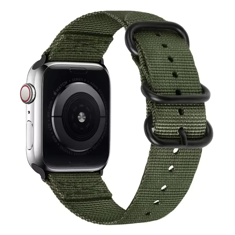 Nylon Sport Strap for Apple Watch Ultra Band 46mm 45mm 49mm 44mm 41mm 40mm 42mm Series 11/10/9/8/7/6/5/4/SE3