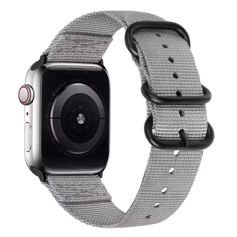 Nylon Sport Strap for Apple Watch Ultra Band 46mm 45mm 49mm 44mm 41mm 40mm 42mm Series 11/10/9/8/7/6/5/4/SE3