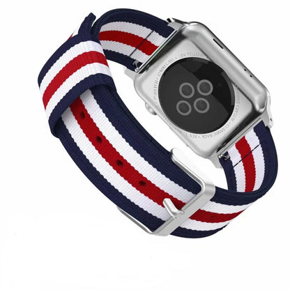 Nylon Sport Strap for Apple Watch Ultra Band 46mm 45mm 49mm 44mm 41mm 40mm 42mm Series 11/10/9/8/7/6/5/4/SE3