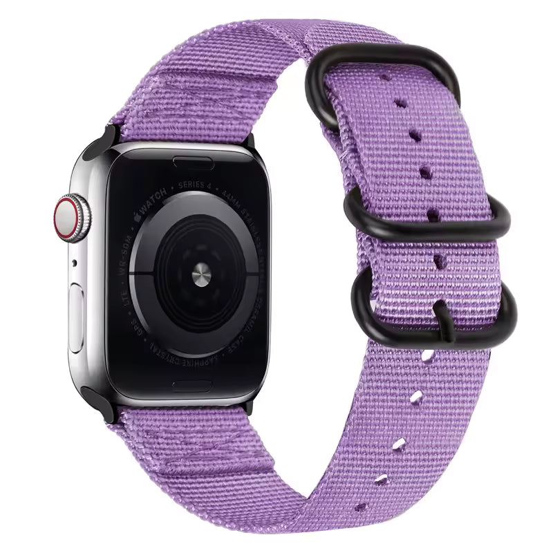 Nylon Sport Strap for Apple Watch Ultra Band 46mm 45mm 49mm 44mm 41mm 40mm 42mm Series 11/10/9/8/7/6/5/4/SE3
