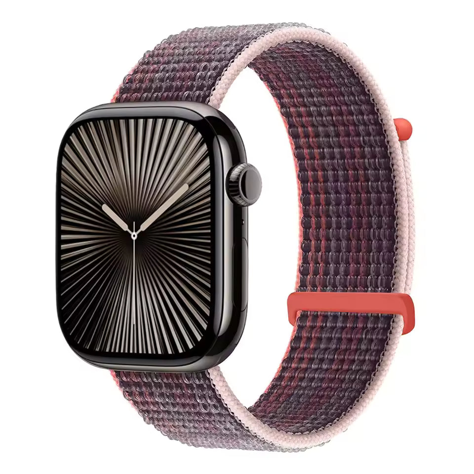 Nylon Sports Loop Bracelet for Apple Watch Band iWatch Series Ultra/2/10/9/8/7/6/5/4/3/2/SE