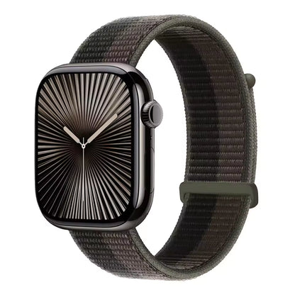 Nylon Sports Loop Bracelet for Apple Watch Band iWatch Series Ultra/2/10/9/8/7/6/5/4/3/2/SE