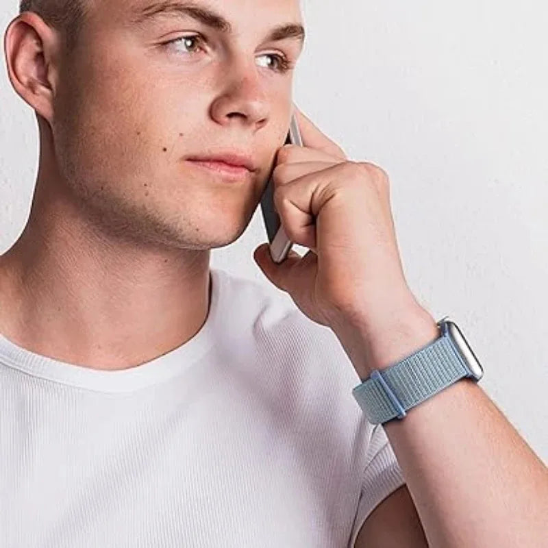 Nylon Sports Loop Bracelet for Apple Watch Band iWatch Series Ultra/2/10/9/8/7/6/5/4/3/2/SE