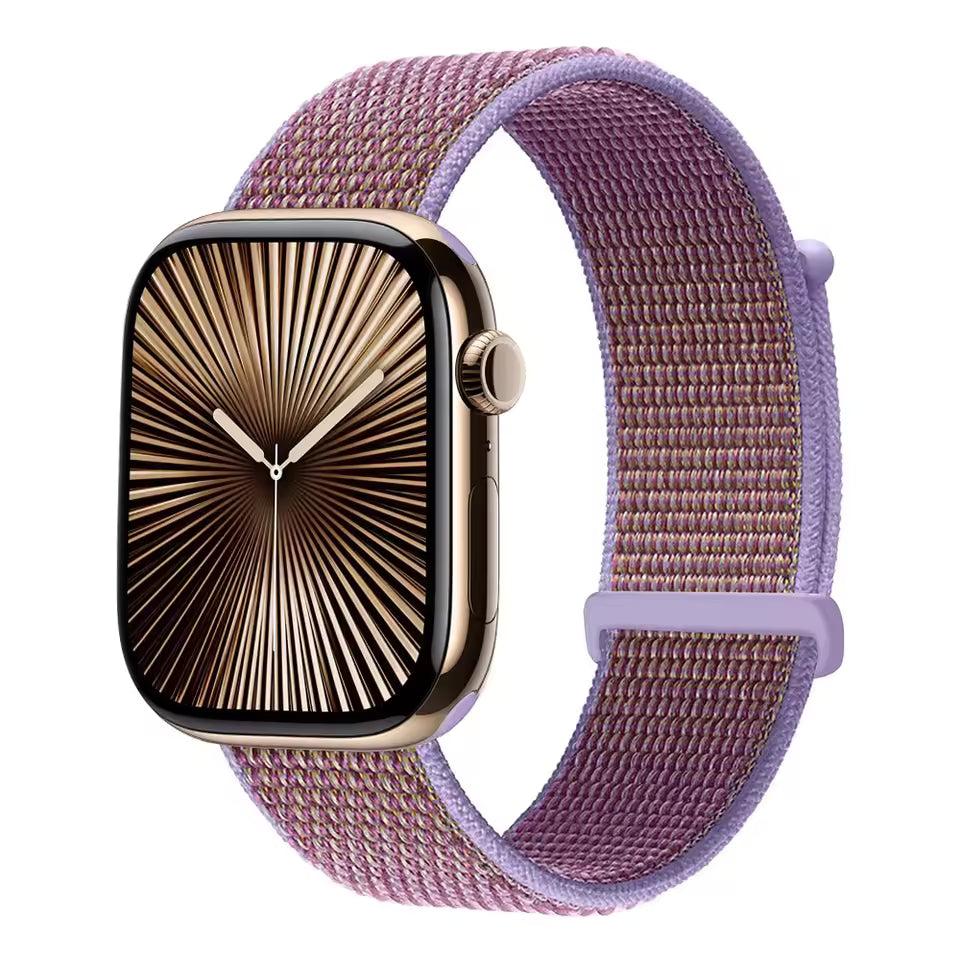 Nylon Sports Loop Bracelet for Apple Watch Band iWatch Series Ultra/2/10/9/8/7/6/5/4/3/2/SE