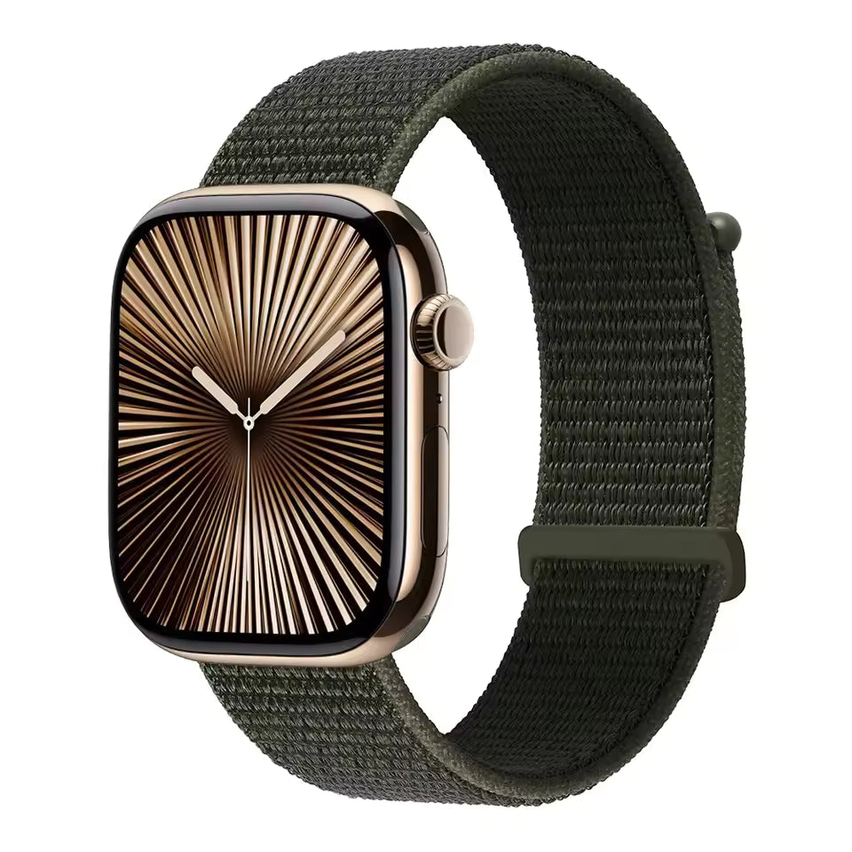 Nylon Sports Loop Bracelet for Apple Watch Band iWatch Series Ultra/2/10/9/8/7/6/5/4/3/2/SE