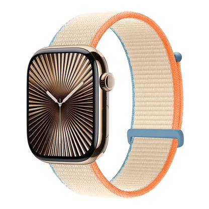 Nylon Sports Loop Bracelet for Apple Watch Band iWatch Series Ultra/2/10/9/8/7/6/5/4/3/2/SE