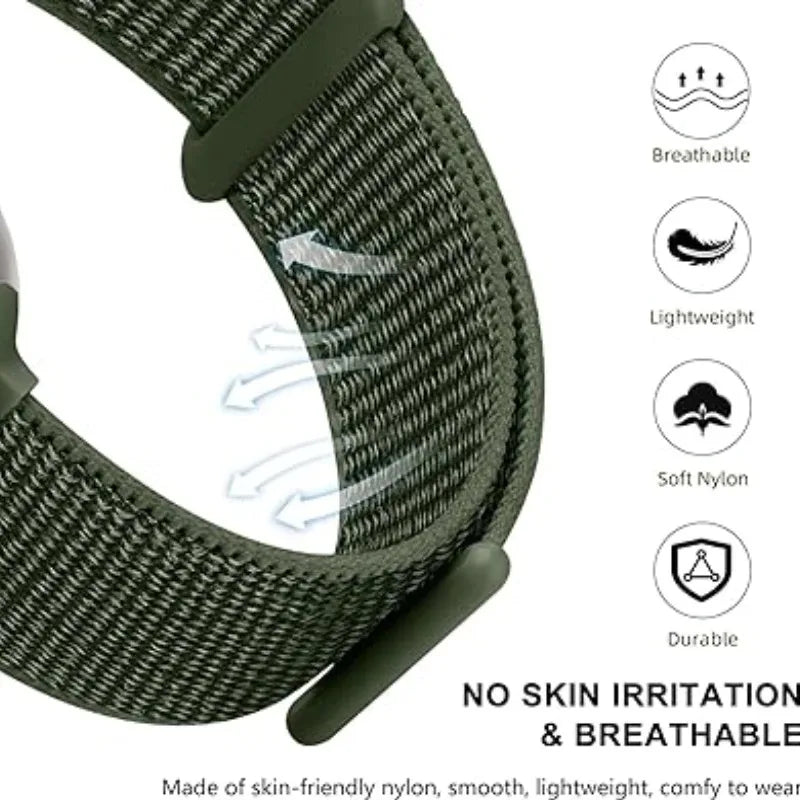 Nylon Sports Loop Bracelet for Apple Watch Band iWatch Series Ultra/2/10/9/8/7/6/5/4/3/2/SE