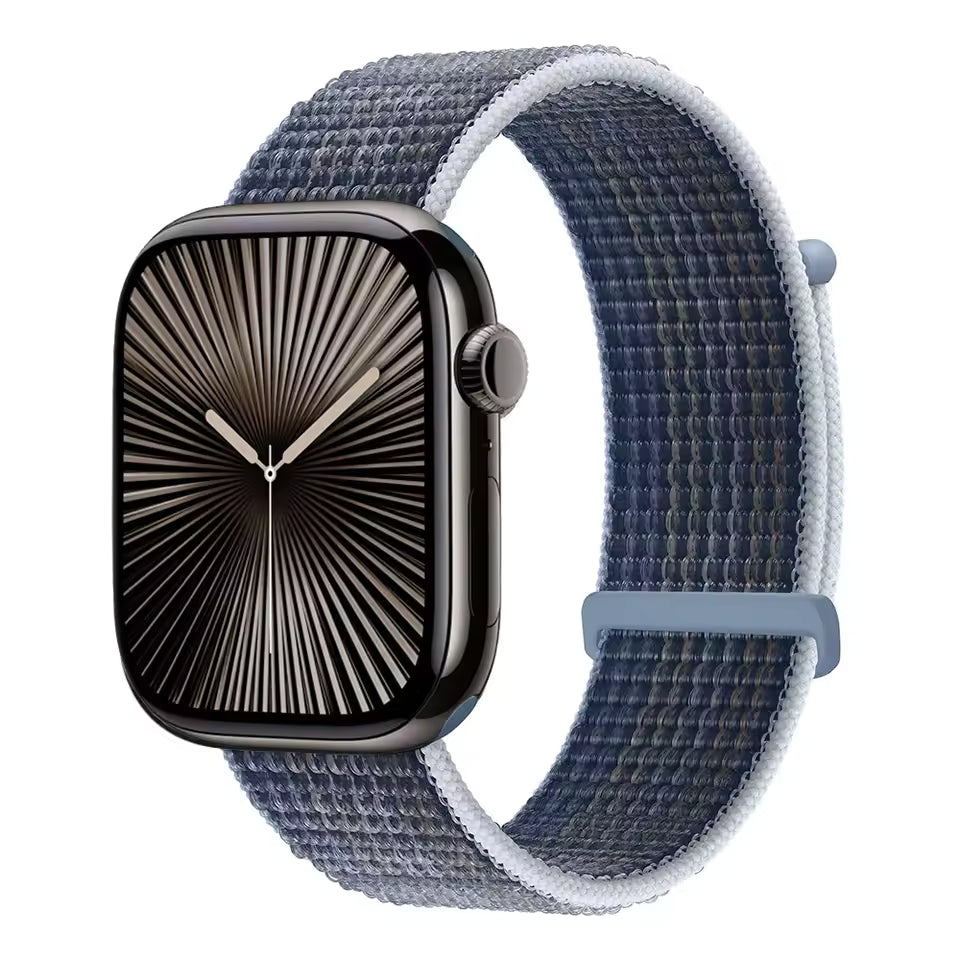 Nylon Sports Loop Bracelet for Apple Watch Band iWatch Series Ultra/2/10/9/8/7/6/5/4/3/2/SE