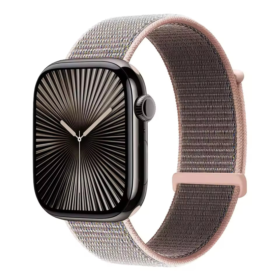 Nylon Sports Loop Bracelet for Apple Watch Band iWatch Series Ultra/2/10/9/8/7/6/5/4/3/2/SE