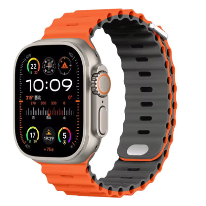 Ocean Silicone Strap for Apple Watch Band iWatch Series Ultra/11/10/9/8/7/6/5/4/SE
