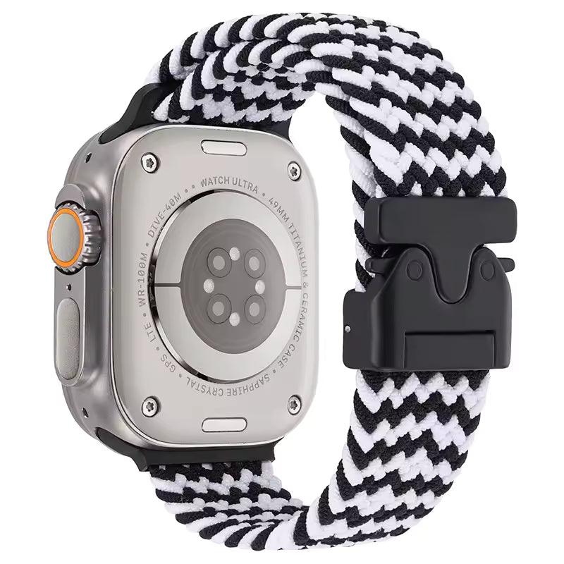 Parachute Braided Nylon Strap for Apple Watch Band iWatch Series Ultra/3/2/11/10/9/8/7/6/SE