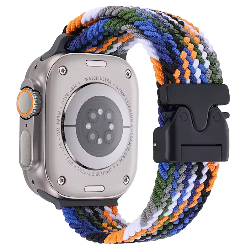 Parachute Braided Nylon Strap for Apple Watch Band iWatch Series Ultra/3/2/11/10/9/8/7/6/SE