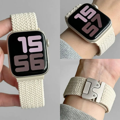 Parachute Braided Nylon Strap for Apple Watch Band iWatch Series Ultra/3/2/11/10/9/8/7/6/SE