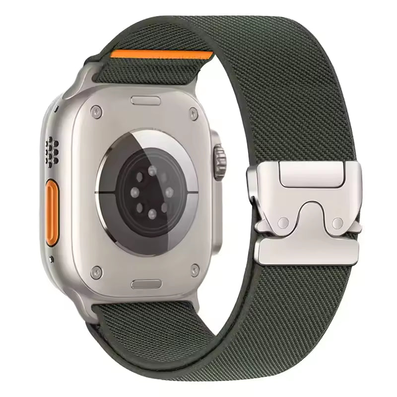 Parachute Elastic Nylon Strap for Apple Watch Band iWatch Series Ultra3/2/11/10/9/8/7/6/5/SE