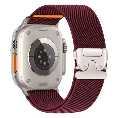 Parachute Elastic Nylon Strap for Apple Watch Band iWatch Series Ultra3/2/11/10/9/8/7/6/5/SE