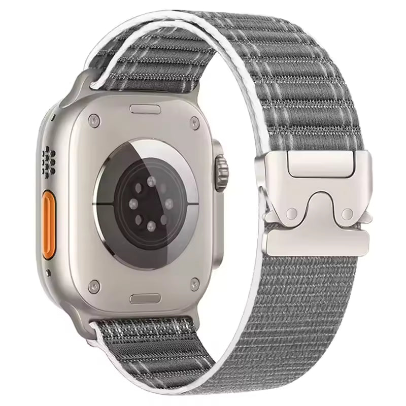 Parachute Elastic Nylon Strap for Apple Watch Band iWatch Series Ultra3/2/11/10/9/8/7/6/5/SE