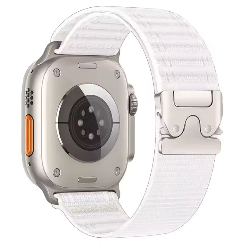 Parachute Elastic Nylon Strap for Apple Watch Band iWatch Series Ultra3/2/11/10/9/8/7/6/5/SE