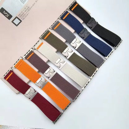 Parachute Elastic Nylon Strap for Apple Watch Band iWatch Series Ultra3/2/11/10/9/8/7/6/5/SE