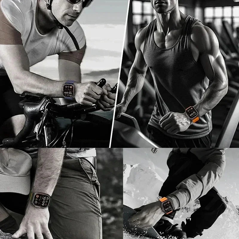 Parachute Elastic Nylon Strap for Apple Watch Band iWatch Series Ultra3/2/11/10/9/8/7/6/5/SE