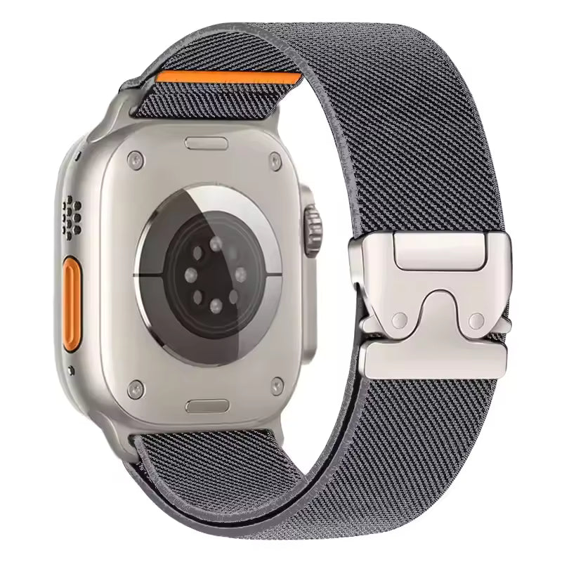 Parachute Elastic Nylon Strap for Apple Watch Band iWatch Series Ultra3/2/11/10/9/8/7/6/5/SE