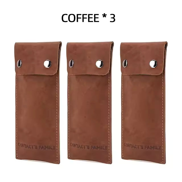 Portable Genuine Cowhide Leather Watch Case - 3/5/10 pcs. Wholesale Watch Pouch