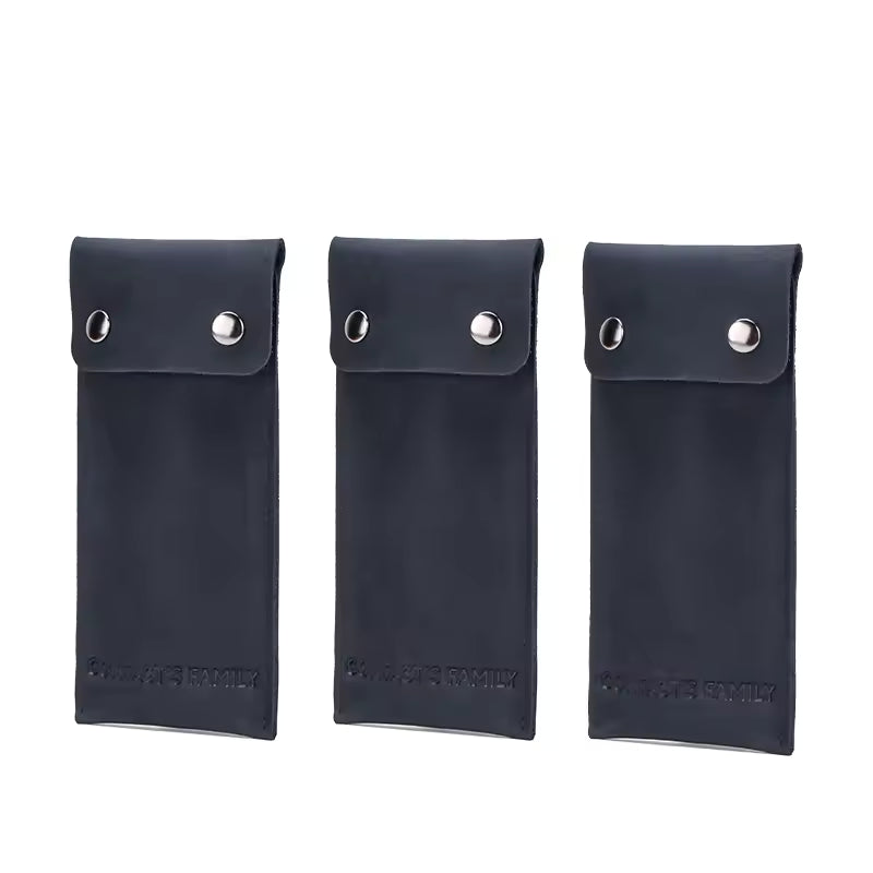 Portable Genuine Cowhide Leather Watch Case - 3/5/10 pcs. Wholesale Watch Pouch