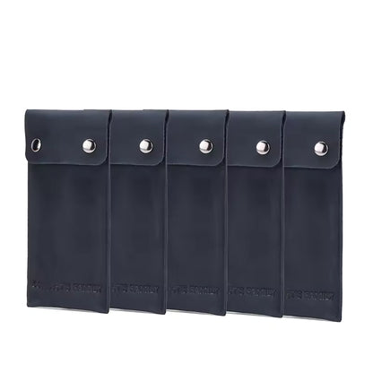 Portable Genuine Cowhide Leather Watch Case - 3/5/10 pcs. Wholesale Watch Pouch