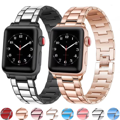 Stainless Steel Replacement Strap for Apple Watch Band iWatch Series Ultra2/9/8/7/6/5/4/3/SE