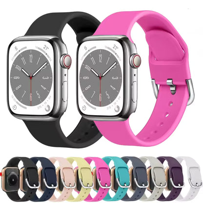 Silicone Bracelet for Apple Watch Band iWatch Series Ultra/11/10/9//7/6/5/4/SE