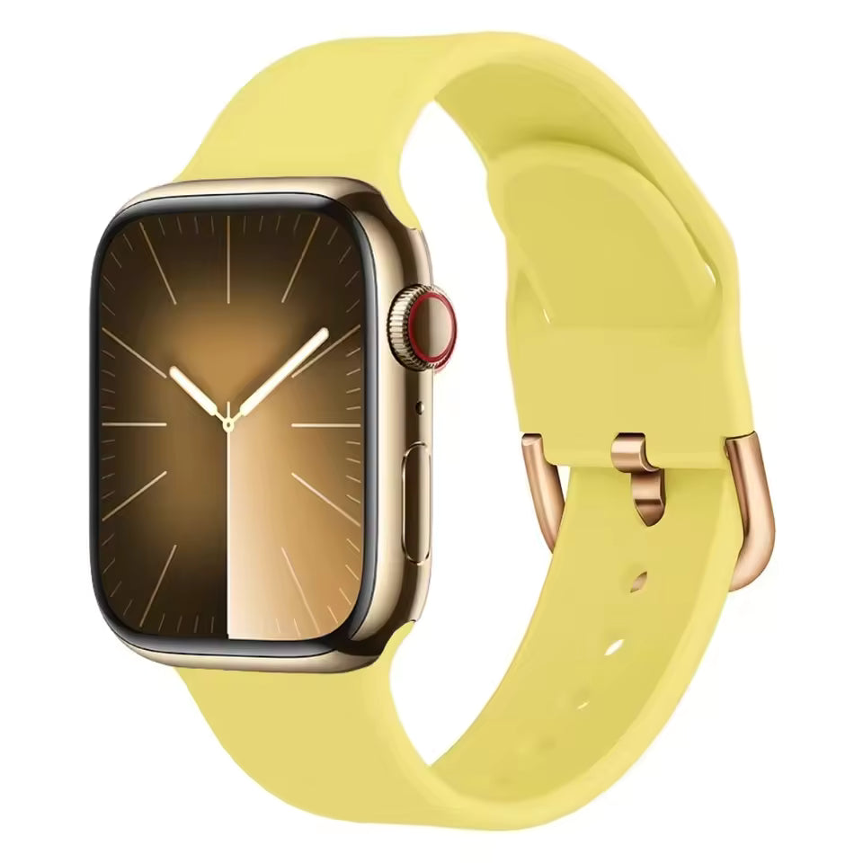 Silicone Bracelet for Apple Watch Band iWatch Series Ultra/3/11/10/9/8/7/6/5/4/SE