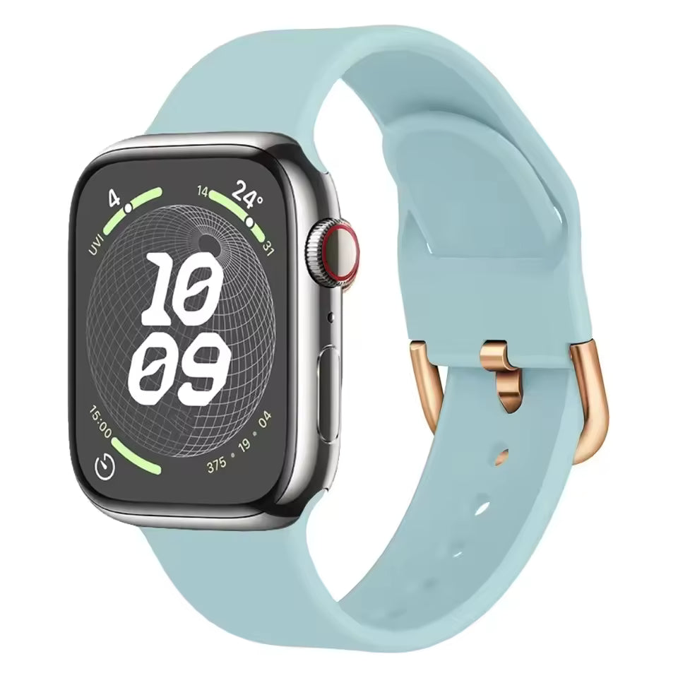 Silicone Bracelet for Apple Watch Band iWatch Series Ultra/3/11/10/9/8/7/6/5/4/SE