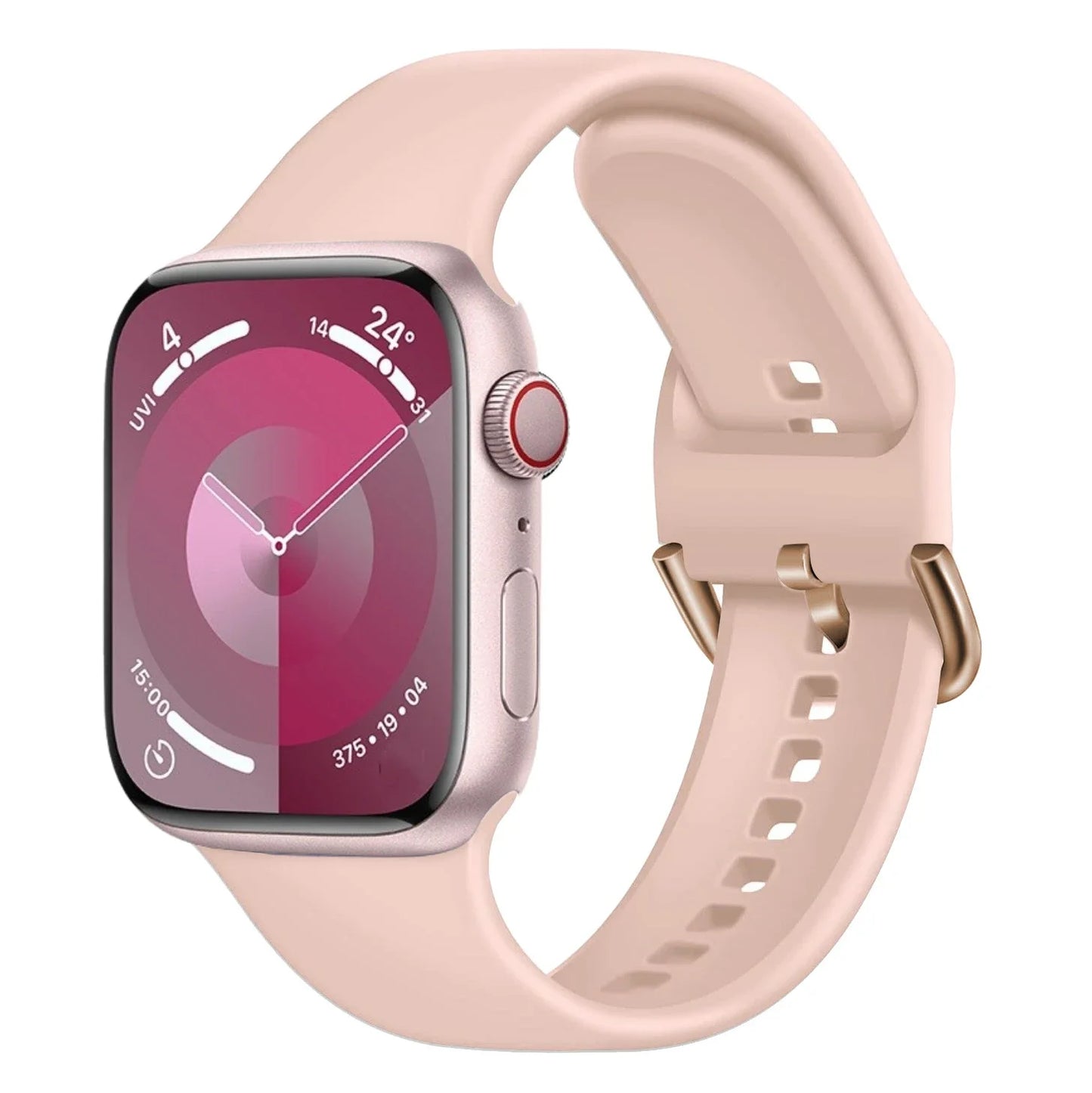 Silicone Bracelet for Apple Watch Band iWatch Series Ultra/3/11/10/9/8/7/6/5/4/SE