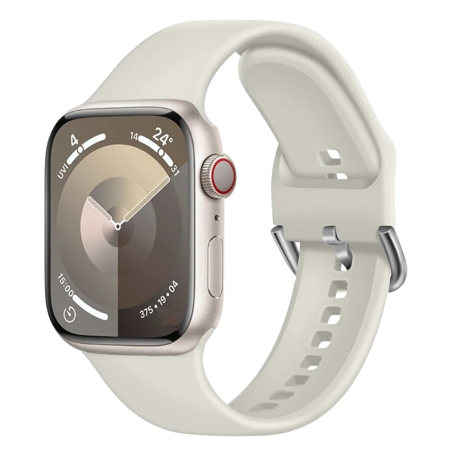 Silicone Bracelet for Apple Watch Band iWatch Series Ultra/3/11/10/9/8/7/6/5/4/SE