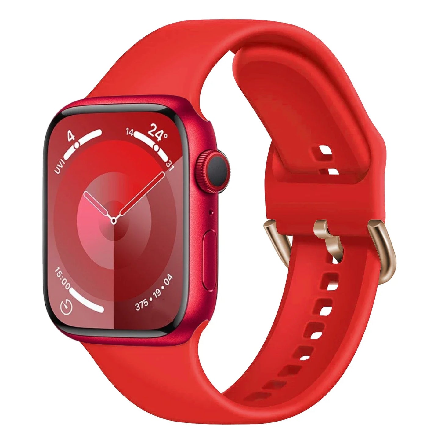 Silicone Bracelet for Apple Watch Band iWatch Series Ultra/3/11/10/9/8/7/6/5/4/SE