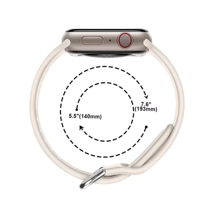 Silicone Bracelet for Apple Watch Band iWatch Series Ultra/3/11/10/9/8/7/6/5/4/SE